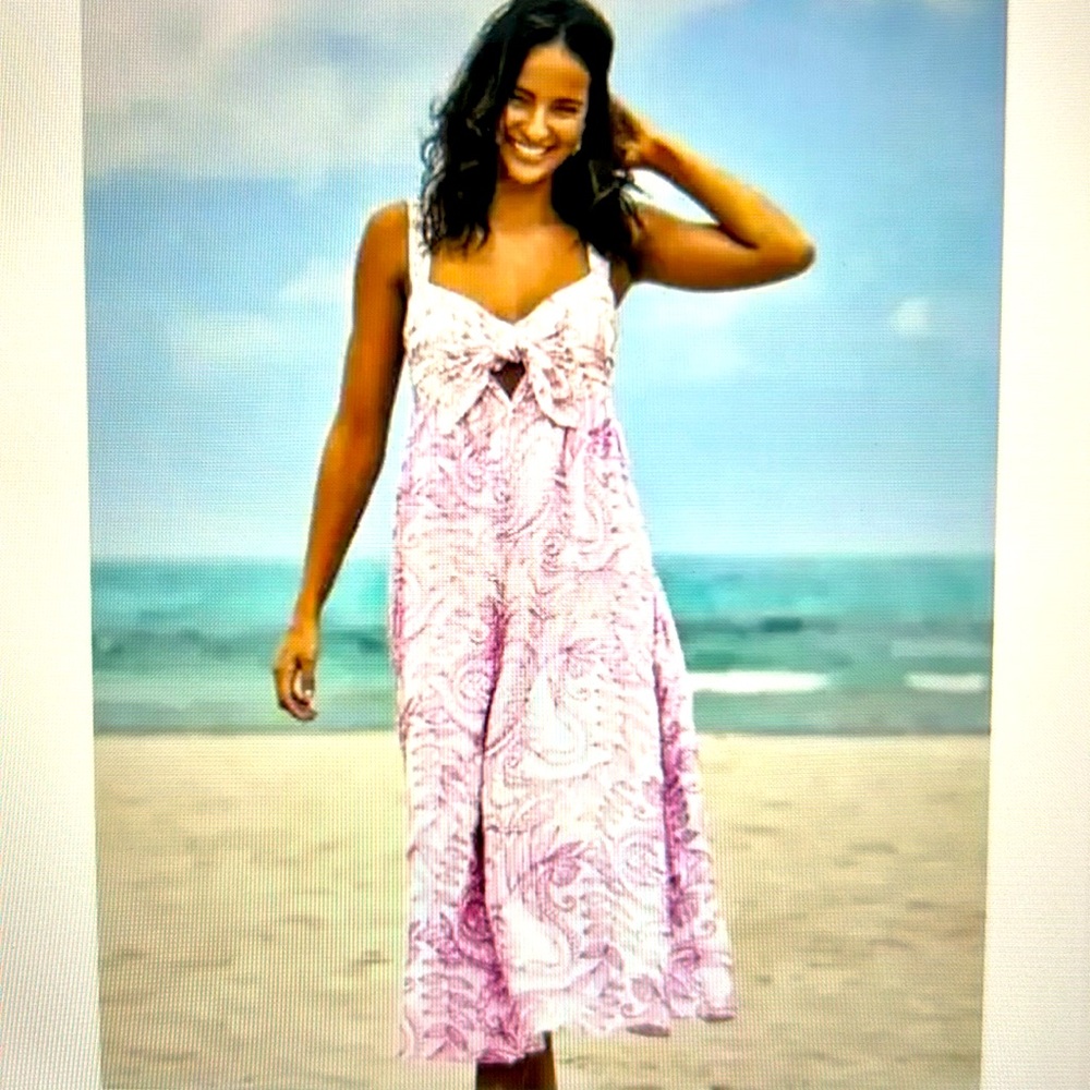 Lilly Pulitzer Sabrinah Purple Quartz Sunshine Swirl Embroidered Midi Dress